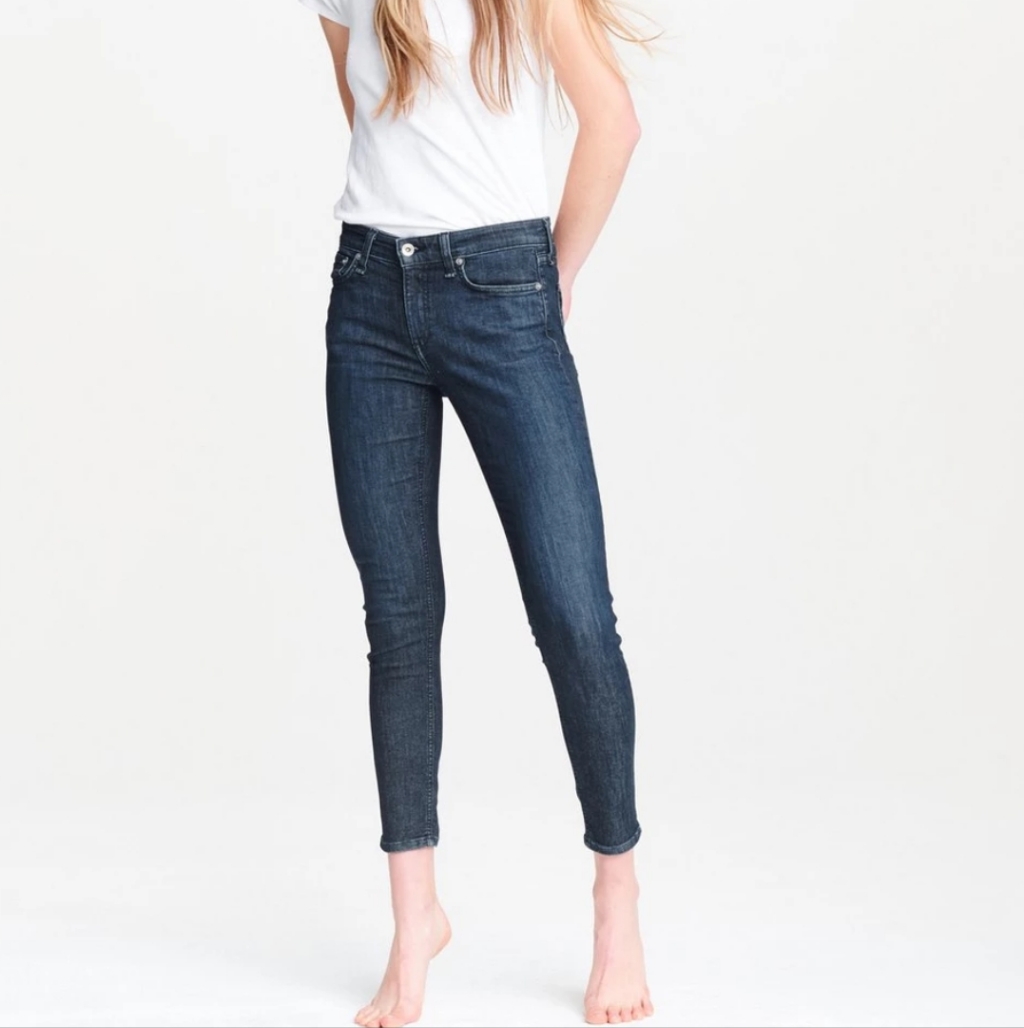 Rag & Bone Cate Mid Rise Ankle Skinny Jean's